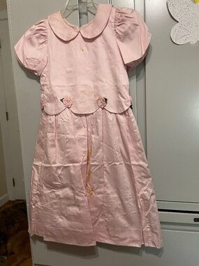 Girls Pink formal Size 14 calf length dress
